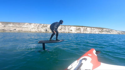 The BamBooBay: Hydrofoiling through caves on the Isle Of Wight